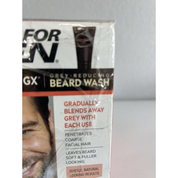 Just For Men-Control GX Grey Reducing Beard Wash Shampoo-4 Fl Oz Pack of 3 - Picture 2 of 7